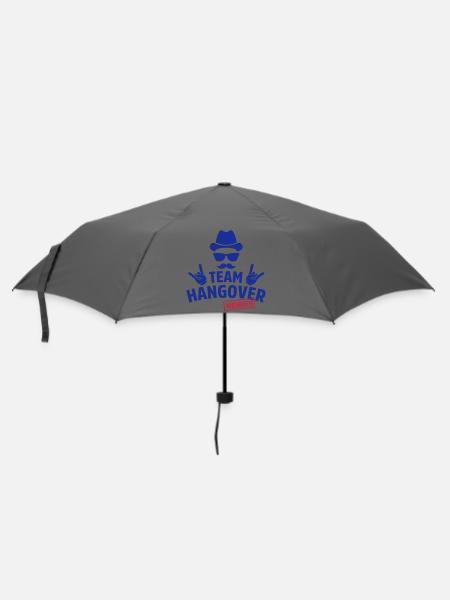 team hangover member hipster - Regenschirm (klein) - Grau
