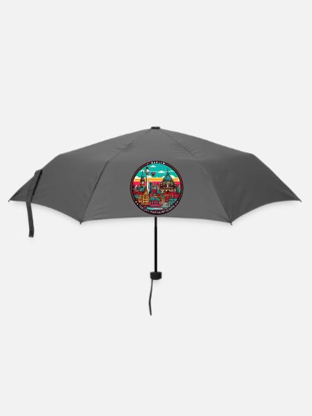 Berlin the city that never sleeps - Umbrella (small) - grey
