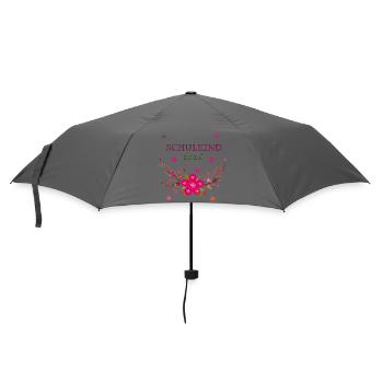 Schulkind 2026  - Regenschirm (klein) - Grau - Vorne
