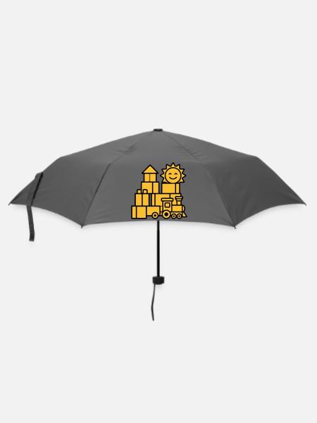 Bauklötze Eisenbahn Spielzeug - Regenschirm (klein) - Grau