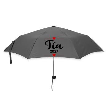 Spanische Tante 2027 - Regenschirm (klein) - Grau - Vorne