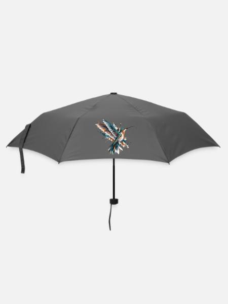 Kolibri - Regenschirm (klein) - Grau