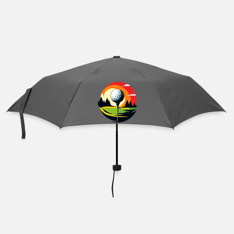 Golf Ball Golf Terrain Golf Golf Thème du Golf - Parapluie standard - bruyère