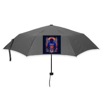 Heaven's Gate Hoodie with Angel Wings - Umbrella (small) - grey - Front