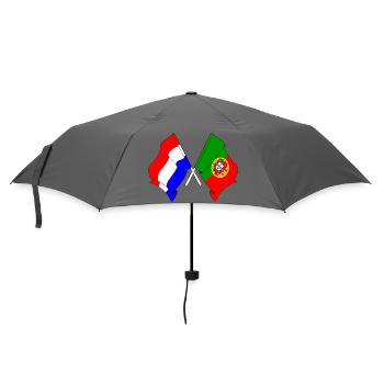 Drapeau des Pays-Bas et drapeau du Portugal - Parapluie standard - bruyère - Devant