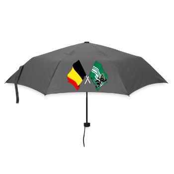 Drapeau Belgique et drapeau Flandre orientale - Parapluie standard - bruyère - Devant