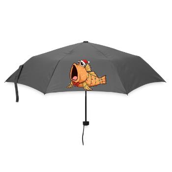 Drôle de Mudskipper - Noël - Parapluie standard - bruyère - Devant