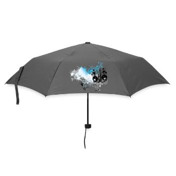 Frutiger Metro speakers - Floral Grunge Splash - Umbrella (small) - grey - Front