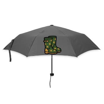 Gummistiefel Gartenarbeit Matschwetter Regen - Regenschirm (klein) - Grau - Vorne