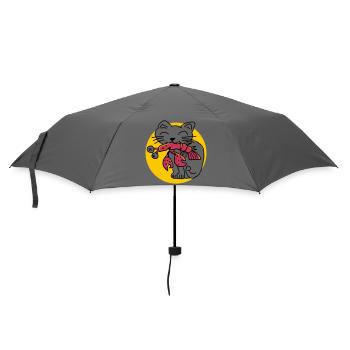 CancerCat - Regenschirm (klein) - Grau - Vorne