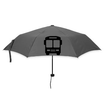 Bus-Logo - Regenschirm (klein) - Grau - Vorne