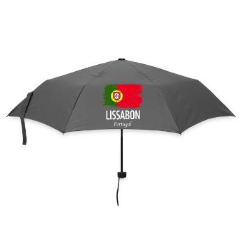 Lissabon - Regenschirm (klein) - Grau - Vorne