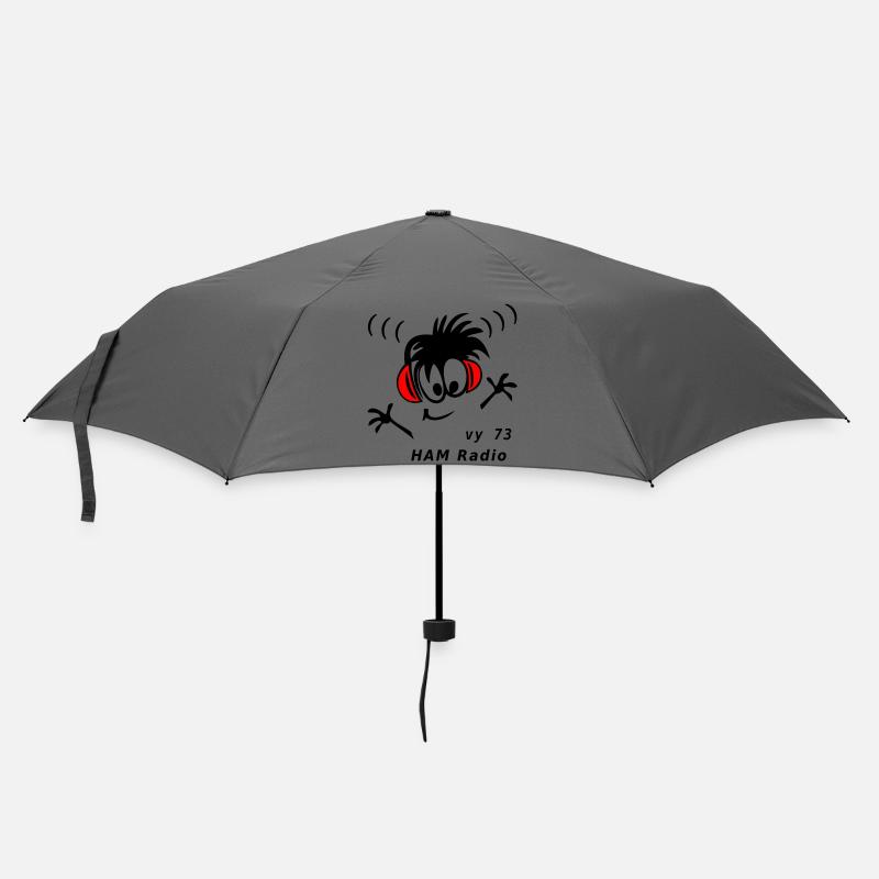 Funker Amateurfunker - Regenschirm (klein) - Grau