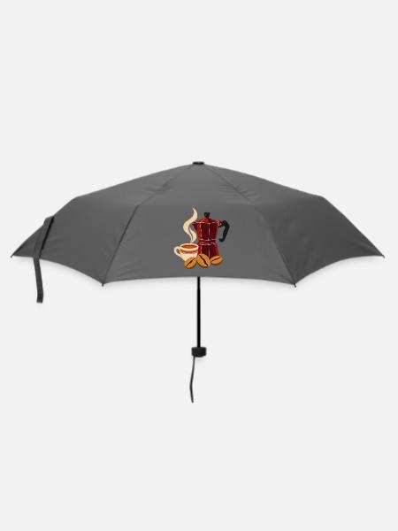 Mokkazauber Kaffee-Set - Regenschirm (klein) - Grau