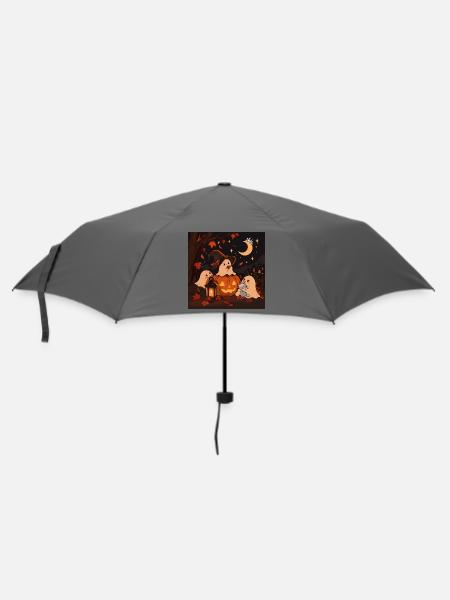 The Cozy Haunting - Regenschirm (klein) - Grau
