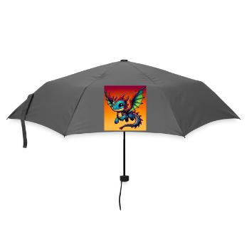 dragon - Umbrella (small) - grey - Front