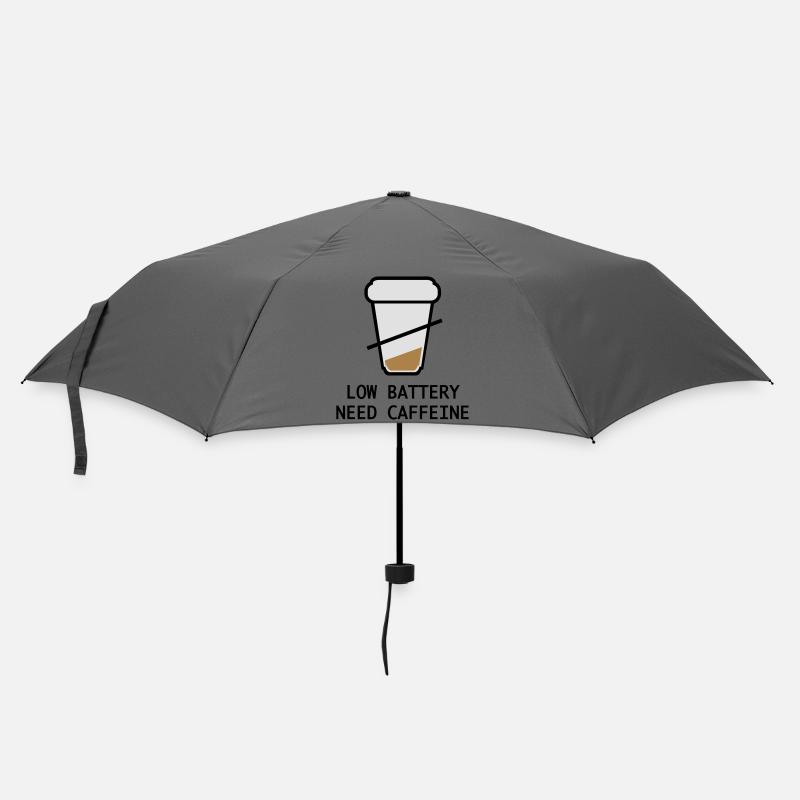 Kaffee - Regenschirm (klein) - Grau