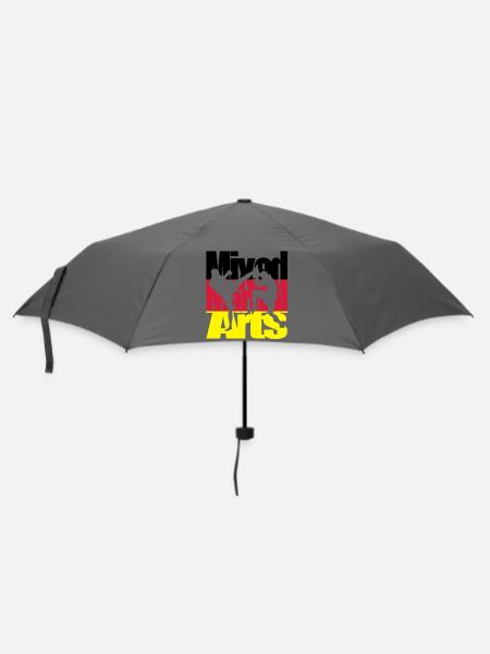 Mixed Martial Arts Deutsch - Regenschirm (klein) - Grau