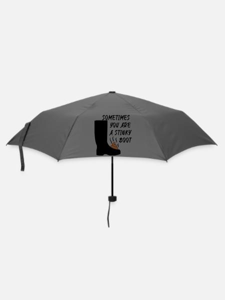 Sometimes you are a stinky boot - Umbrella (small) - grey