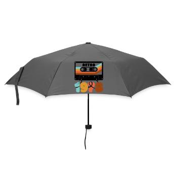 1978 Retro Music Tape Cassette - Umbrella (small) - grey - Front