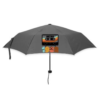 Rétro des années 1980 Boho Cassette T-Shirt Design - Parapluie standard - bruyère - Devant