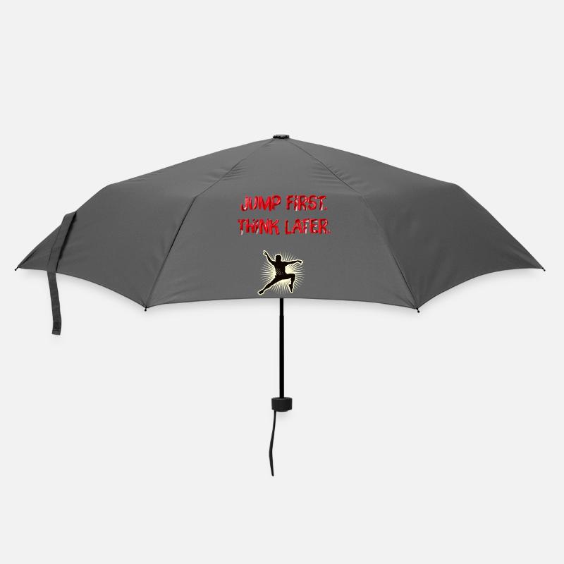 Jump - Regenschirm (klein) - Grau