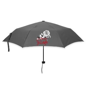 Glaube an dich selbst  - Regenschirm (klein) - Grau - Vorne