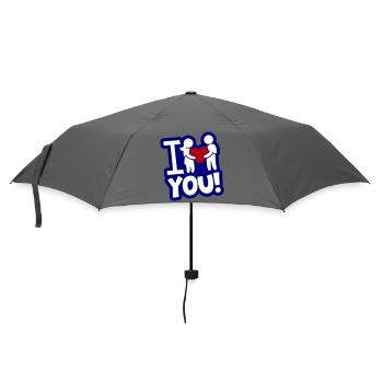 Je t’aime, preuve d’amour - Parapluie standard - bruyère - Devant