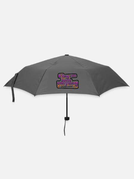 A hug can help - Umbrella (small) - grey