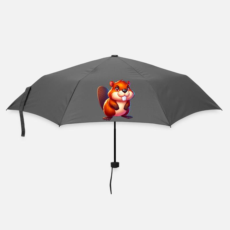 Bieber - Regenschirm (klein) - Grau
