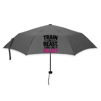 Entraînez-vous comme une bête, ressemblez à une beauté - Parapluie standard - bruyère - Devant