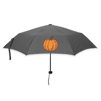 Sparkling Pumpkin Mosaic - Umbrella (small) - grey - Front
