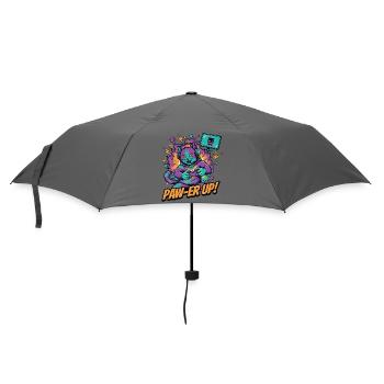 Katzenspieler Power-Paw - Regenschirm (klein) - Grau - Vorne