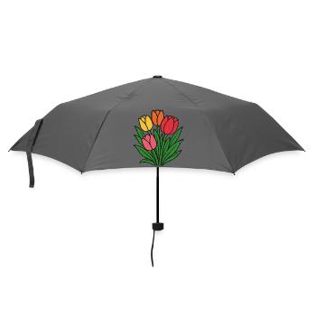 Floraison de la parcelle de tulipes - Parapluie standard - bruyère - Devant