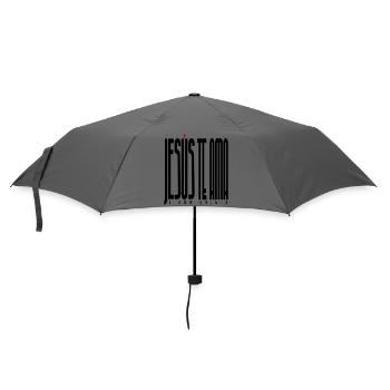 Jesus Loves You - Umbrella (small) - grey - Front