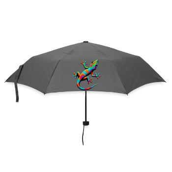 Gecko - Regenschirm (klein) - Grau - Vorne