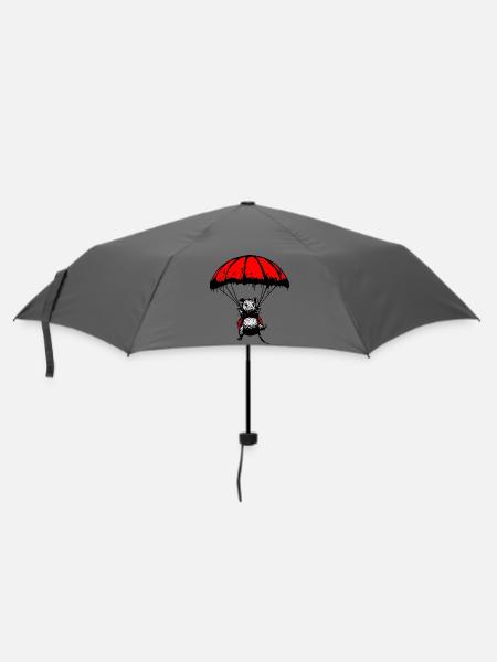 Adrenaline-Rat: Das Abenteuer ruft - Regenschirm (klein) - Grau