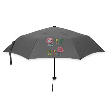 Goodbye Kita Hello School - Umbrella (small) - grey - Front