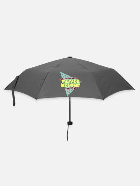 80s Dancing: Ich habe eine Wassermelone getragen - Regenschirm (klein) - Grau
