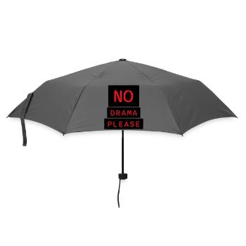 No Drama Please Rest Relaxation Relax Chill Fun - Umbrella (small) - grey - Front