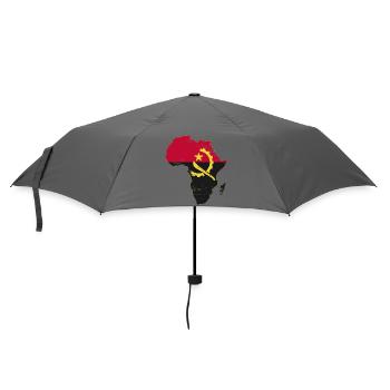 Angola Flagge Afrika - Regenschirm (klein) - Grau - Vorne