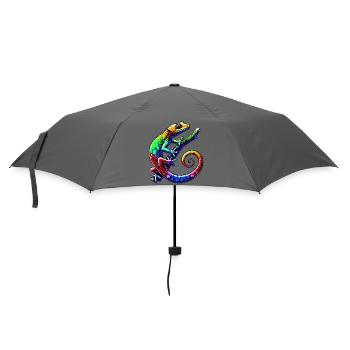 Gecko - Regenschirm (klein) - Grau - Vorne