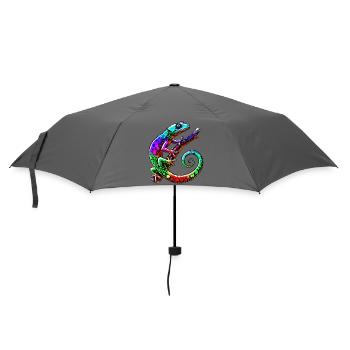 Gecko - Regenschirm (klein) - Grau - Vorne