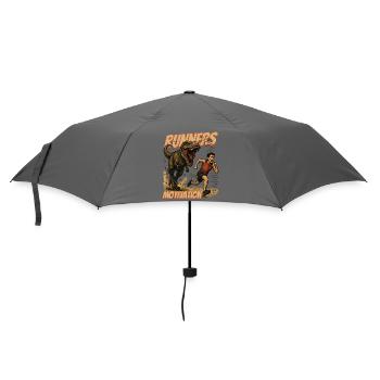 Alles eine Frage der "Runners" Motivation - Regenschirm (klein) - Grau - Vorne