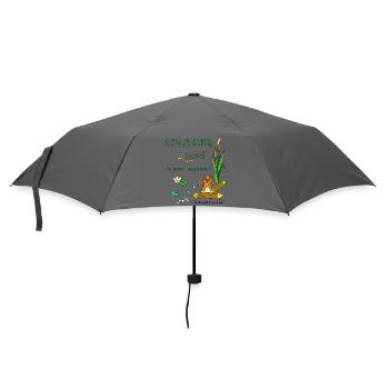 Schulbeginn 2026 Naturfreude - Regenschirm (klein) - Grau - Vorne