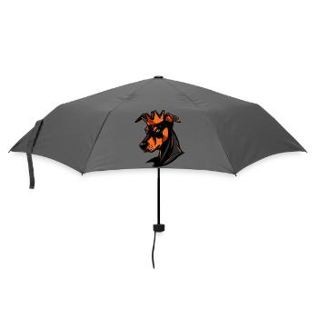 Doberman Dog Crown - Umbrella (small) - grey - Front