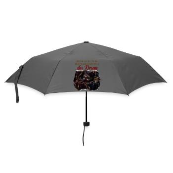 Mitternachtsmaskerade und Drama - Regenschirm (klein) - Grau - Vorne