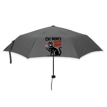 Happy Hour Cat - Umbrella (small) - grey - Front