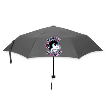 Monkey Business 3D – Urban Monkey Art - Umbrella (small) - grey - Front