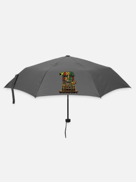 Roots And Reggae Culture - Regenschirm (klein) - Grau